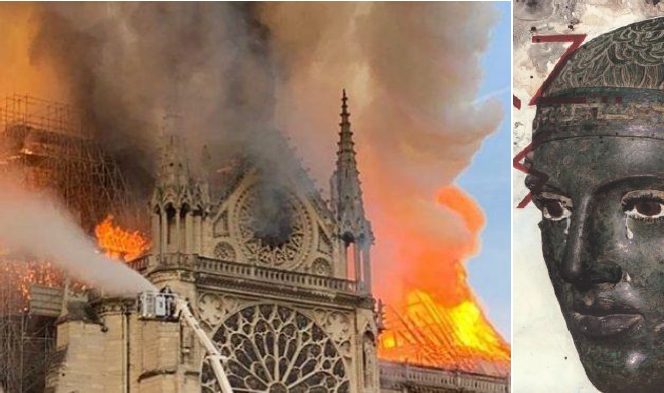 Notre Dame: Le pleurer de L’aurige des Delphes