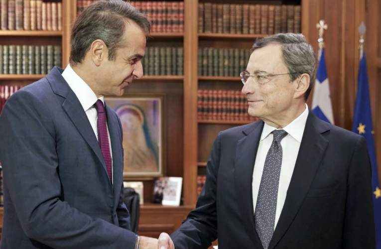 Συνάντηση Μητσοτάκη-Ντράγκι στις 14:00 -Φρούριο το κέντρο της Αθήνας για τη Σύνοδο EUMED9